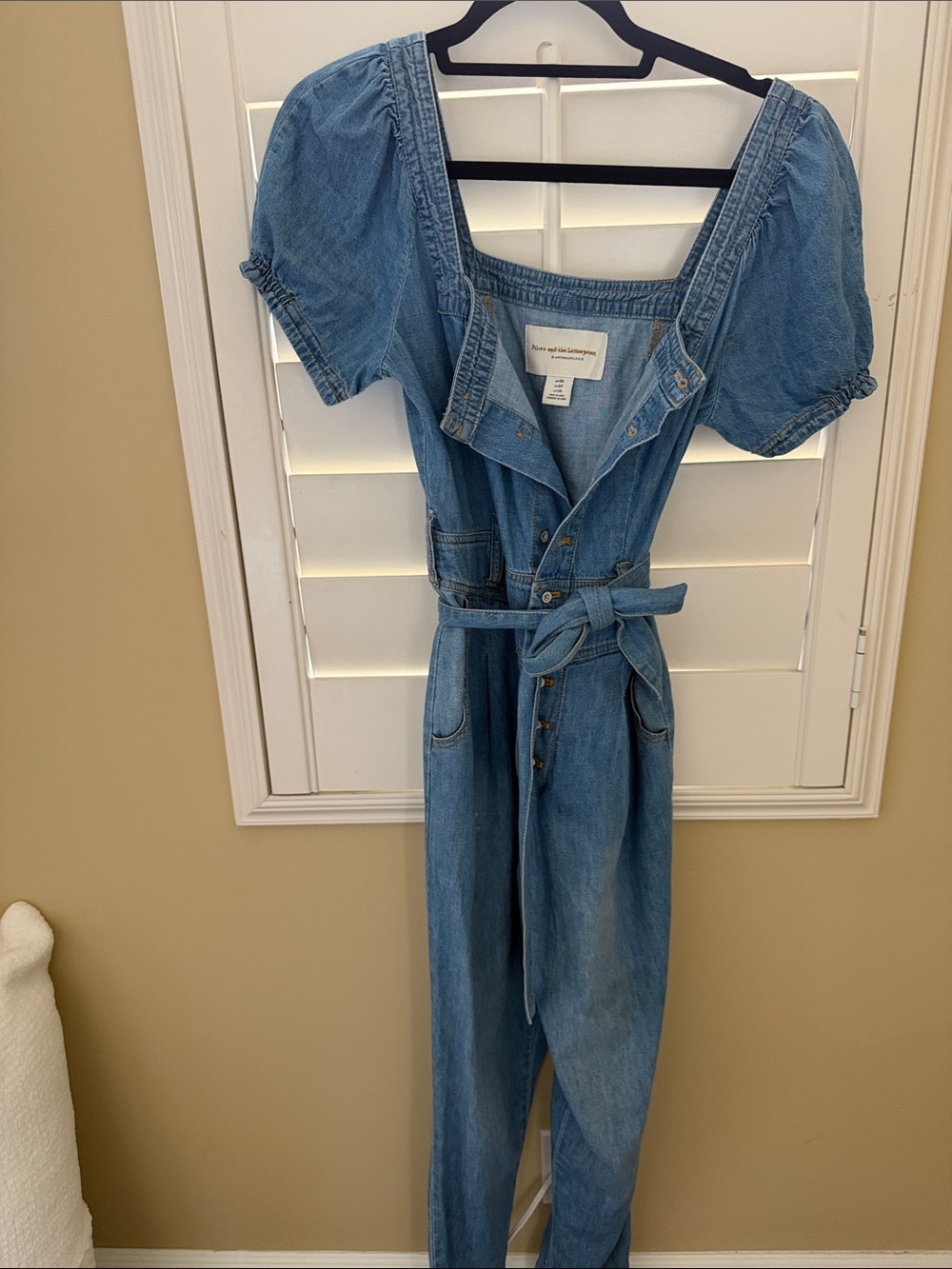 Pilcro and the Letterpress Light Blue Denim Piece